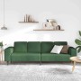Sofá con cojín Verde oscuro 250 x 77 x 76 cm Tela de Pana en Sofás | Comprar online en Foru.es