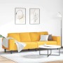 Sofá con cojín Amarillo Claro 250 x 77 x 76 cm Tela de Pana en Sofás | Comprar online en Foru.es