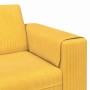 Sofá con cojín Amarillo Claro 250 x 77 x 76 cm Tela de Pana en Sofás | Comprar online en Foru.es