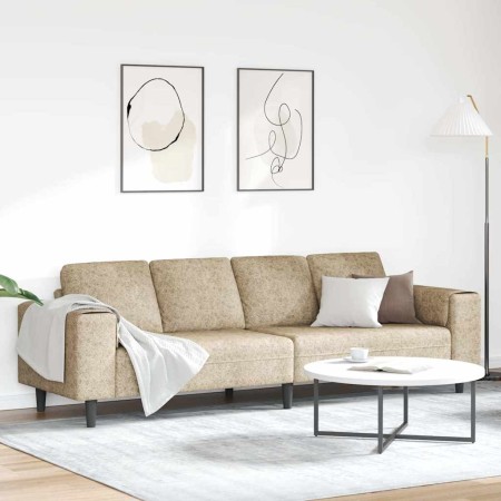 Sofá de sala Gris Claro 250 x 77 x 76 cm en Sofás | Comprar online en Foru.es
