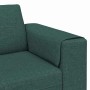 Sofá de sala 3 pcs Verde oscuro Poliéster en Sofás | Comprar online en Foru.es