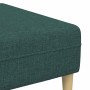 Sofá de sala 3 pcs Verde oscuro Poliéster en Sofás | Comprar online en Foru.es