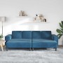 Sofá de sala 3 pcs Azul en Sofás | Comprar online en Foru.es