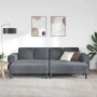 Sofá de sala 3 pcs Gris oscuro en Sofás | Comprar online en Foru.es