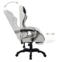 Silla gaming con luces LED RGB cuero sintético negro y blanco en Sillas de oficina | Comprar online en Foru.es