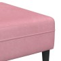 Sofá de sala 3 pcs Rosa en Sofás | Comprar online en Foru.es