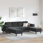 Sofá de sala 3 pcs Negro en Sofás | Comprar online en Foru.es