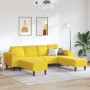 Sofá de sala 3 pcs Amarillo en Sofás | Comprar online en Foru.es
