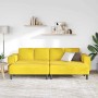 Sofá de sala 3 pcs Amarillo en Sofás | Comprar online en Foru.es