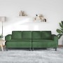 Sofá con cojín Verde oscuro 250 x 188 x 76 cm Tela de Pana en Sofás | Comprar online en Foru.es