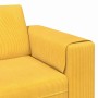Sofá con cojín Amarillo Claro 250 x 188 x 76 cm Tela de Pana en Sofás | Comprar online en Foru.es