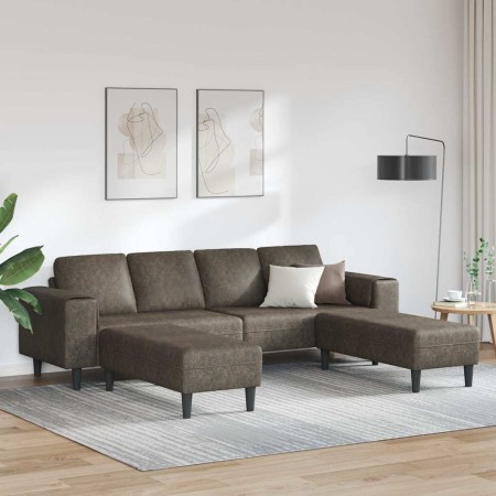 Sofá de sala 3 pcs Gris oscuro en Sofás | Comprar online en Foru.es