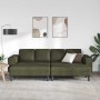 Sofá de sala 3 pcs Verde militar en Sofás | Comprar online en Foru.es
