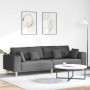 Sofá con cojín Gris oscuro 250 x 77 x 76 cm tela en Sofás | Comprar online en Foru.es