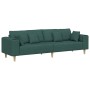 Sofá con cojín Verde oscuro 250 x 77 x 76 cm tela en Sofás | Comprar online en Foru.es