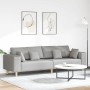 Sofá con cojín Gris Nube 250 x 77 x 76 cm tela en Sofás | Comprar online en Foru.es