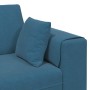 Sofá con cojín Azul 250 x 77 x 76 cm Terciopelo en Sofás | Comprar online en Foru.es