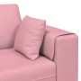 Sofá con cojín Rosa 250 x 77 x 76 cm Terciopelo en Sofás | Comprar online en Foru.es