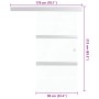 Puerta corredera vidrio ESG y aluminio plateado 90x205 cm en Puertas | Comprar online en Foru.es