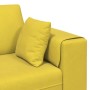 Sofá con cojín 3 pcs Amarillo Terciopelo en Sofás | Comprar online en Foru.es