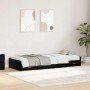 Estructura de cama Roble Negro 80 x 200 cm Madera contrachapada en Muebles TV | Comprar online en Foru.es