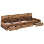 Estructura de cama con cabecera Madera Vieja 80 x 200 cm en Muebles TV | Comprar online en Foru.es