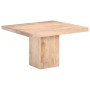 Mesa de comedor de madera maciza de mango 120x120x77 cm en Mesas de comedor | Comprar online en Foru.es