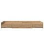 Estructura de cama con cabecera Roble artesanal 70 x 190 cm en Muebles TV | Comprar online en Foru.es