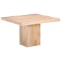 Mesa de comedor de madera maciza de mango 120x120x77 cm en Mesas de comedor | Comprar online en Foru.es