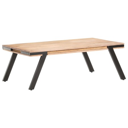Mesa de centro madera maciza de mango 114x65x40 cm en Mesas de centro | Comprar online en Foru.es