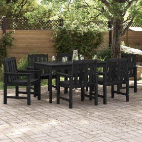 Silla de Jardín 6 pcs Negro 65.5 x 59 x 88 cm Polietileno en Sillas de jardín | Comprar online en Foru.es
