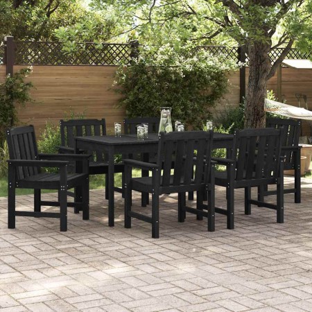 Silla de Jardín 6 pcs Negro 65.5 x 59 x 88 cm Polietileno en Sillas de jardín | Comprar online en Foru.es