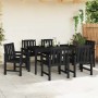 Silla de Jardín 6 pcs Negro 65.5 x 59 x 88 cm Polietileno en Sillas de jardín | Comprar online en Foru.es