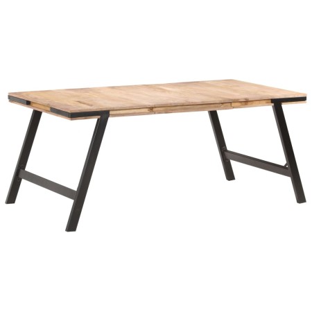Mesa de comedor de madera maciza de mango 180x90x76 cm en Mesas de comedor | Comprar online en Foru.es