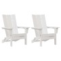 Silla de Jardín 2 pcs 80.5 x 74.5 x 92 cm Polietileno en Sillas de jardín | Comprar online en Foru.es