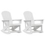 Sillas mecedoras Adirondack 2 pcs HDPE en Sillas de jardín | Comprar online en Foru.es