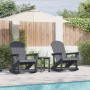 Sillas mecedoras Adirondack 2 pcs Gris Claro HDPE en Sillas de jardín | Comprar online en Foru.es