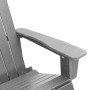 Sillas mecedoras Adirondack 2 pcs Gris Claro HDPE en Sillas de jardín | Comprar online en Foru.es