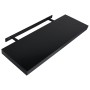 Estantes flotantes de pared 2 unidades negro 80x20x3,8 cm en Estanterías | Comprar online en Foru.es