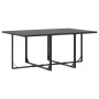 Conjunto de Comedor de Jardín 7 pcs Negro Acero en Conjuntos de jardín | Comprar online en Foru.es