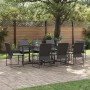 Conjunto de Comedor de Jardín 9 pcs Negro Acero en Conjuntos de jardín | Comprar online en Foru.es