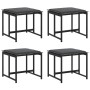Conjunto de Comedor de Jardín 11 pcs Negro Acero en Conjuntos de jardín | Comprar online en Foru.es