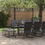 Conjunto de Comedor de Jardín 13 pcs Negro Acero en Conjuntos de jardín | Comprar online en Foru.es