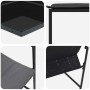 Conjunto de Comedor de Jardín 15 pcs Negro Acero en Conjuntos de jardín | Comprar online en Foru.es