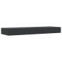 Estante flotante de pared con cajón negro 80x25x8 cm en Estanterías | Comprar online en Foru.es