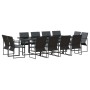 Conjunto de Comedor de Jardín 13 pcs Negro Acero en Conjuntos de jardín | Comprar online en Foru.es