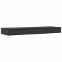 Estante flotante de pared con cajón negro 80x25x8 cm en Estanterías | Comprar online en Foru.es