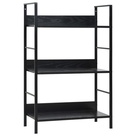 Estantería de 3 niveles madera ingeniería negro 60x27,6x90,5 cm en Librerías y estanterías | Comprar online en Foru.es
