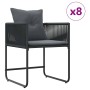 Conjunto de Comedor de Jardín 9 pcs Negro Acero en Conjuntos de jardín | Comprar online en Foru.es