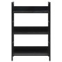 Estantería de 3 niveles madera ingeniería negro 60x27,6x90,5 cm en Librerías y estanterías | Comprar online en Foru.es